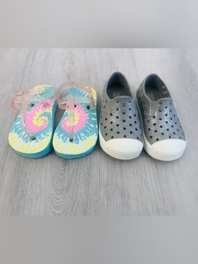2prs girls summer shoes